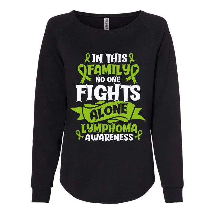 Non-Hodgkin Lymphoma Family Support Cancer Awareness Womens California Wash Sweatshirt