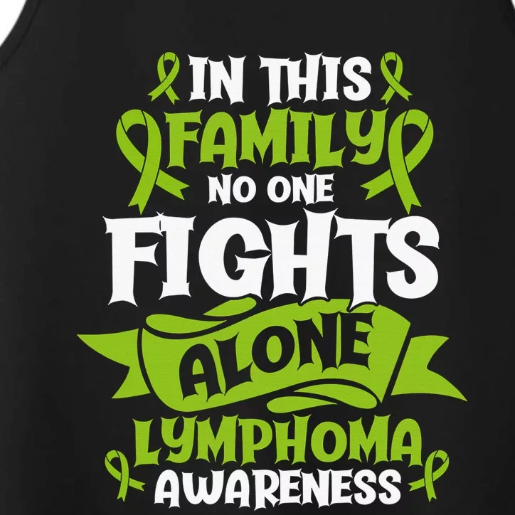 Non-Hodgkin Lymphoma Family Support Cancer Awareness Performance Tank