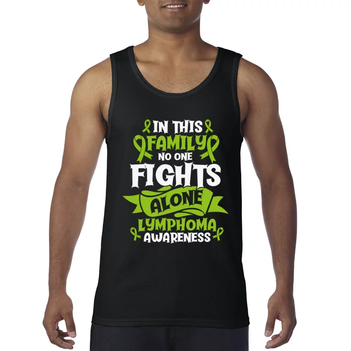 Non-Hodgkin Lymphoma Family Support Cancer Awareness Tank Top