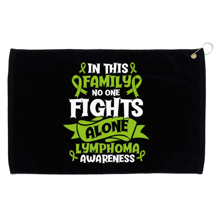 Non-Hodgkin Lymphoma Family Support Cancer Awareness Grommeted Golf Towel