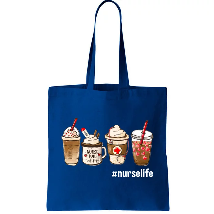 Nurse Life Funny Coffee Nurses Fuel Registered Nurse Medical Gift Tote Bag