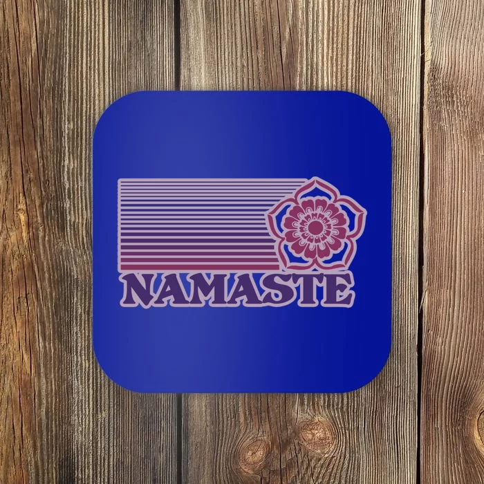 Namaste Lotus For Yoga And Mindful Gift Coaster