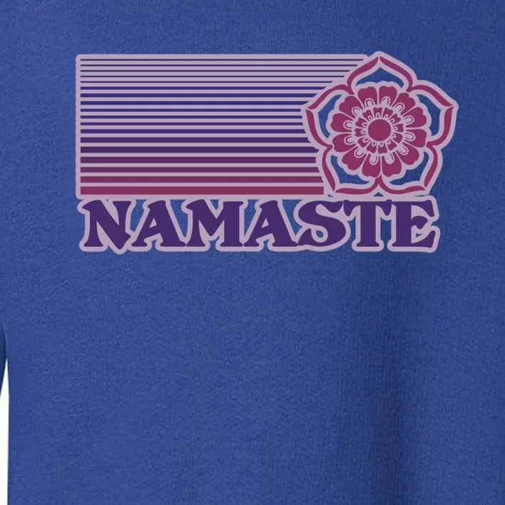 Namaste Lotus For Yoga And Mindful Gift Toddler Sweatshirt