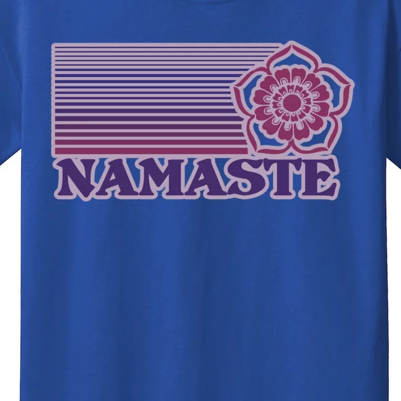 Namaste Lotus For Yoga And Mindful Gift Kids T-Shirt