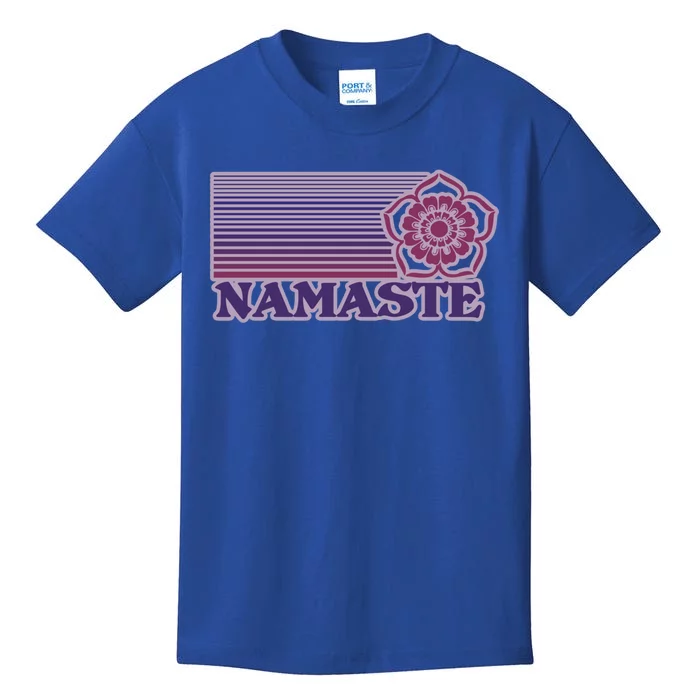 Namaste Lotus For Yoga And Mindful Gift Kids T-Shirt