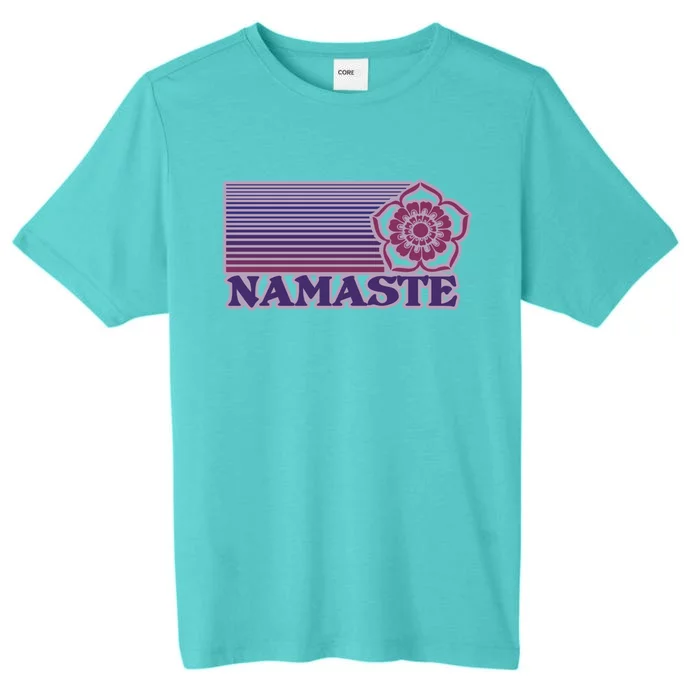 Namaste Lotus For Yoga And Mindful Gift ChromaSoft Performance T-Shirt