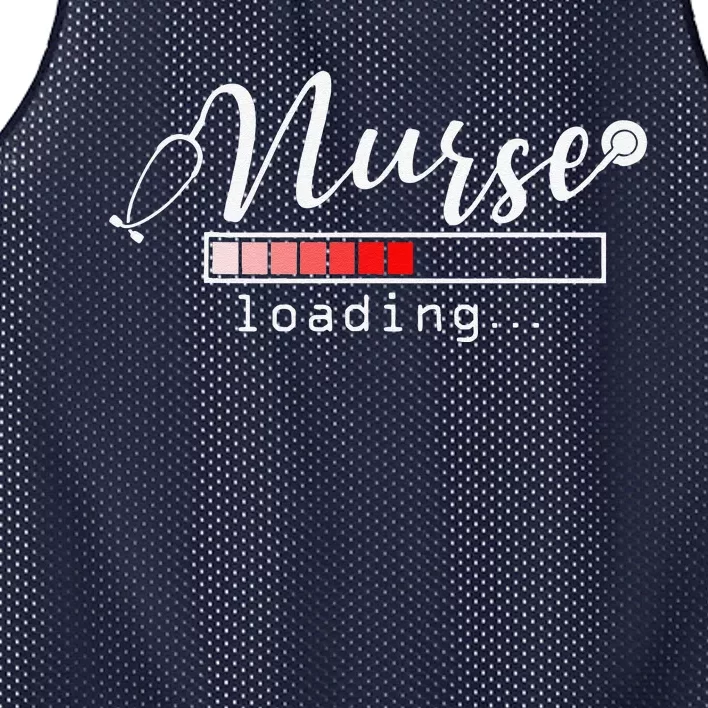 Nurse Loading Funny Nursing School Graduates New Nurse Gift Mesh Reversible Basketball Jersey Tank