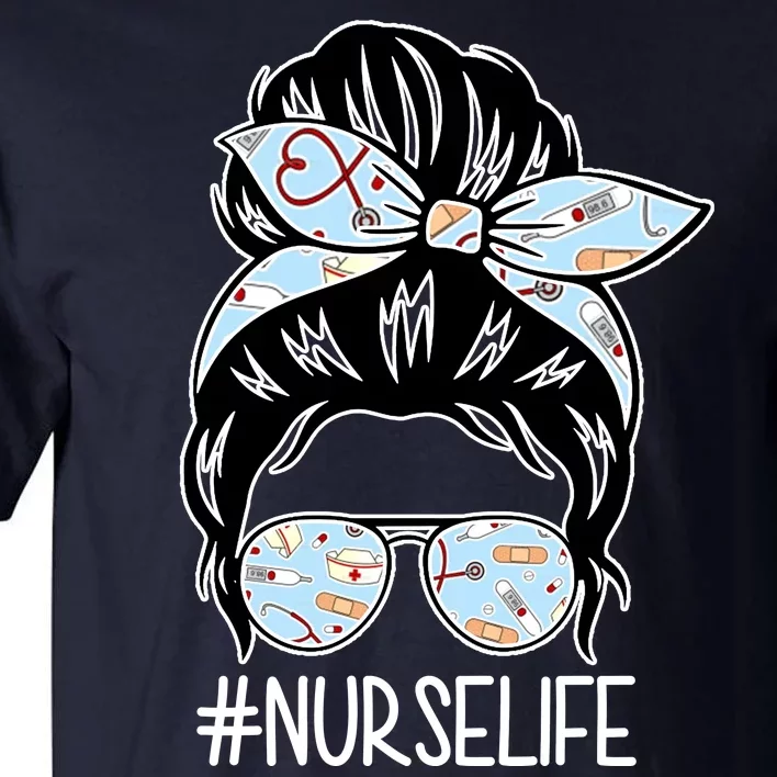 Nurse Life Female Bun Tall T-Shirt