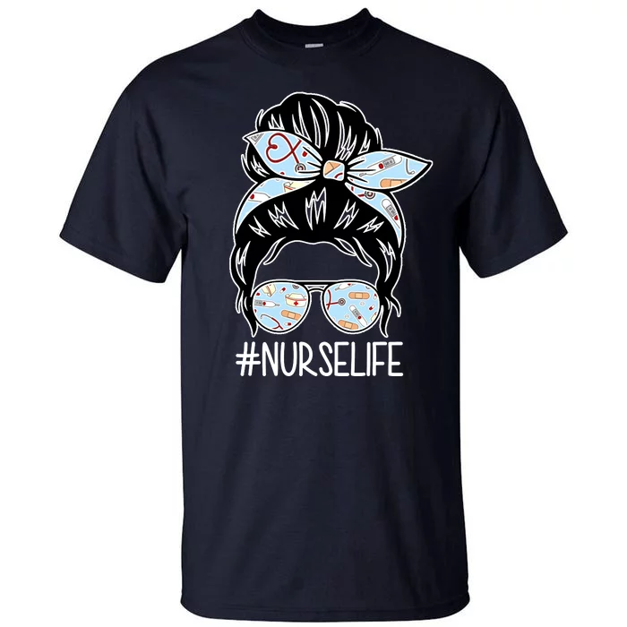 Nurse Life Female Bun Tall T-Shirt