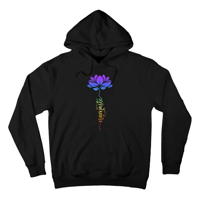 Namaste Lotus Flower Meditation Yoga Hoodie