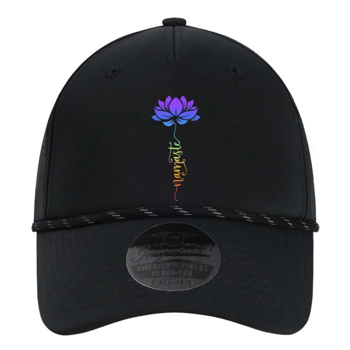 Namaste Lotus Flower Meditation Yoga Performance The Dyno Cap