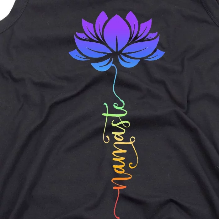 Namaste Lotus Flower Meditation Yoga Tank Top