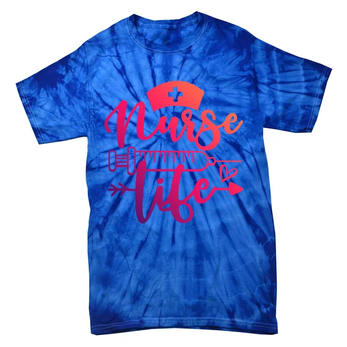 Nurse Life Gift Design For Mothers Day Proud Nurse Mom Gift Tie-Dye T-Shirt