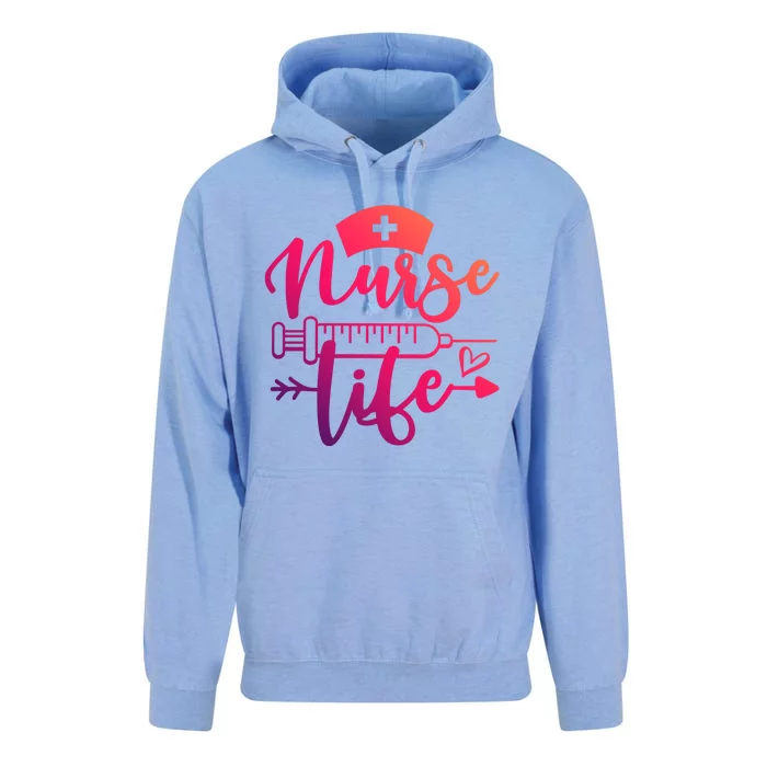 Nurse Life Gift Design For Mothers Day Proud Nurse Mom Gift Unisex Surf Hoodie