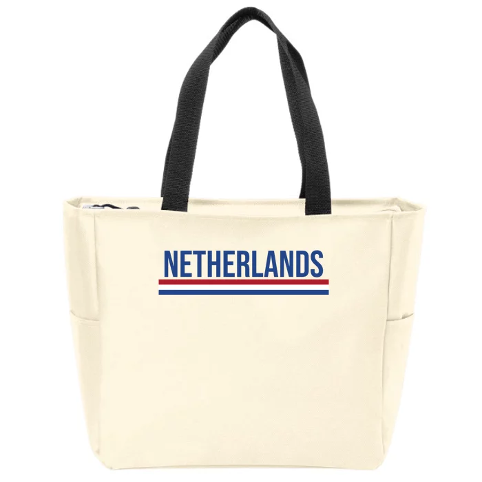 Netherlands Logo Gift Zip Tote Bag