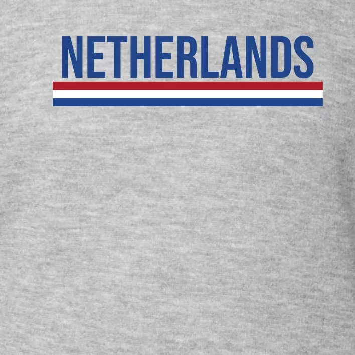 Netherlands Logo Gift Toddler Sweatshirt