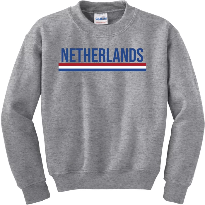 Netherlands Logo Gift Kids Sweatshirt