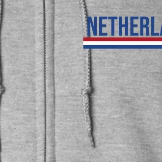 Netherlands Logo Gift Full Zip Hoodie