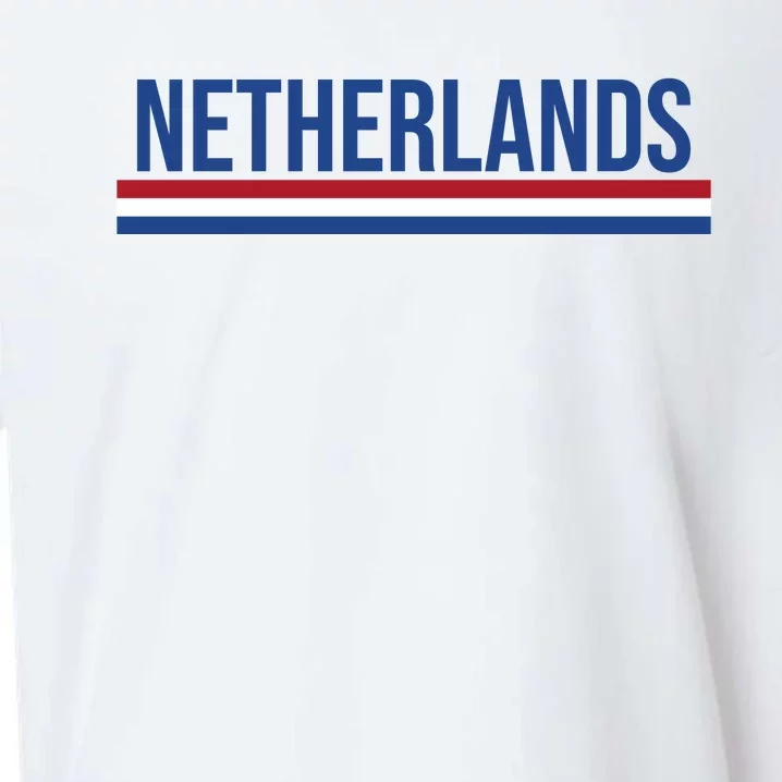 Netherlands Logo Gift Sueded Cloud Jersey T-Shirt