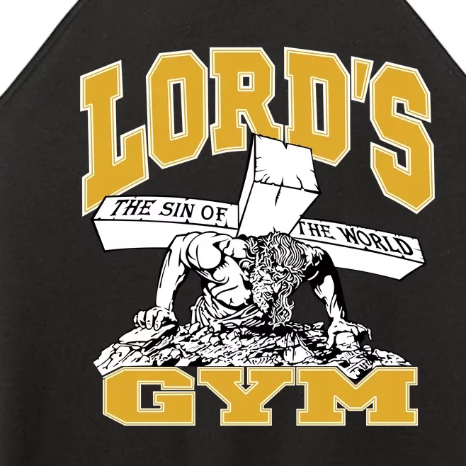 New Lord's Gym Cool Graphic Design Women’s Perfect Tri Rocker Tank