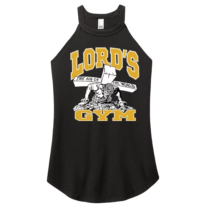 New Lord's Gym Cool Graphic Design Women’s Perfect Tri Rocker Tank