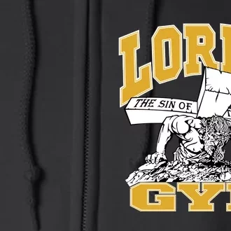 New Lord's Gym Cool Graphic Design Full Zip Hoodie