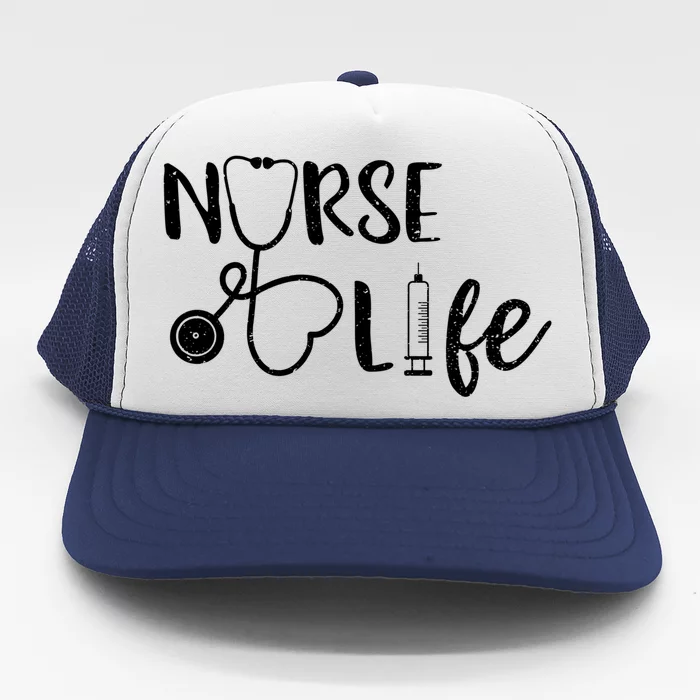 Nurse Life Gift Nursing School Trucker Hat