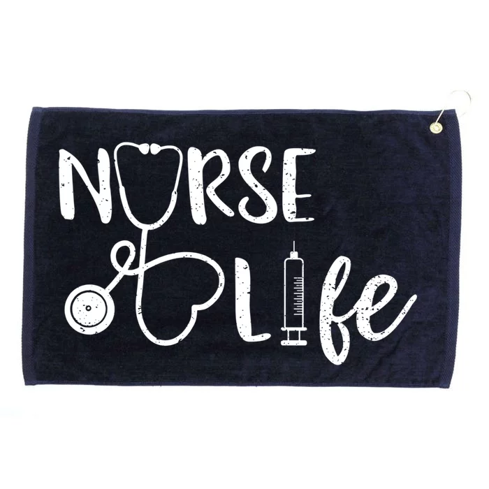 Nurse Life Gift Nursing School Grommeted Golf Towel