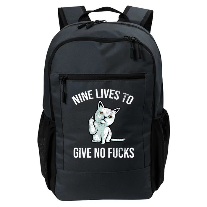 Nine Lives Give No Fucks Daily Commute Backpack