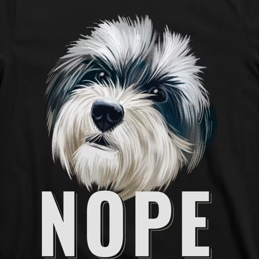 Nope Lazy Havanese Funny Havanese Dog Lover Pet Owner Long Sleeve T-Shirt