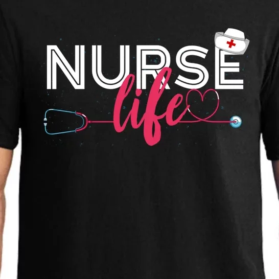 Nurse Life Hospital Rn Nursing Stethoscope Lpn Medical Nurse Gift Pajama Set