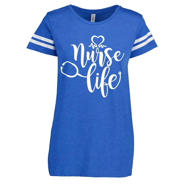 Nurse Life Is The Best Life Nursing Profession Nurse Life Cool Gift Enza Ladies Jersey Football T-Shirt