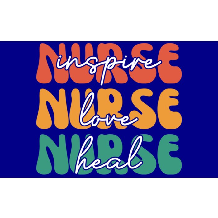 Nurse Love Inspire Heal Vintage Gift Bumper Sticker