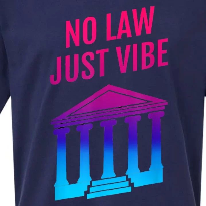 No Law Just Vibes Sueded Cloud Jersey T-Shirt