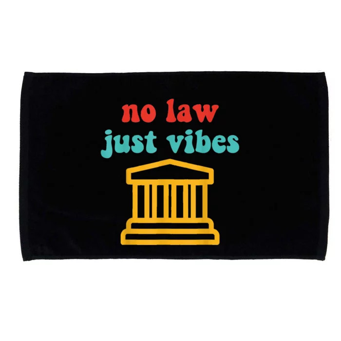 No Law Just Vibes Microfiber Hand Towel