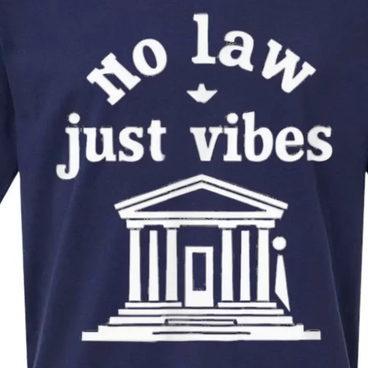 No Law Just Vibes Sueded Cloud Jersey T-Shirt