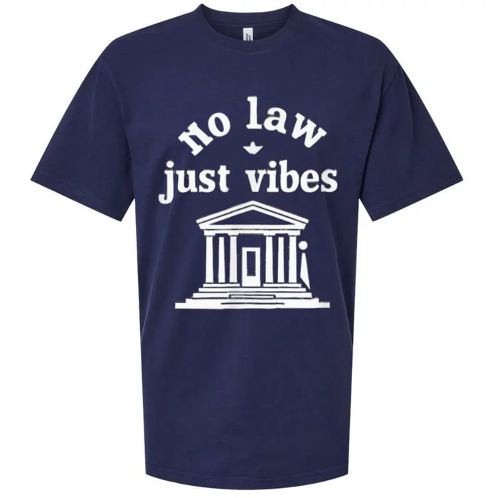 No Law Just Vibes Sueded Cloud Jersey T-Shirt