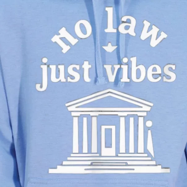 No Law Just Vibes Unisex Surf Hoodie