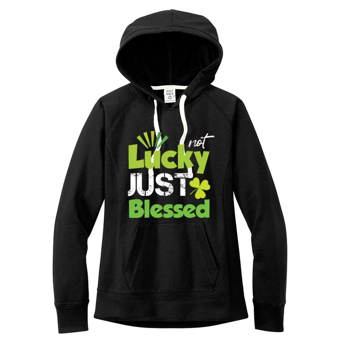 Not Lucky Just Blessed Women's Fleece Hoodie