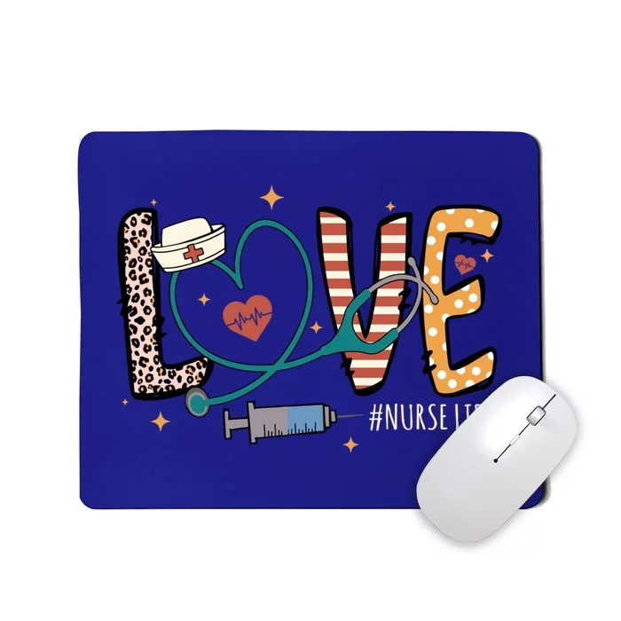 Nurse Life Love Inspire Heal Happy Nurses Day Gift Mousepad