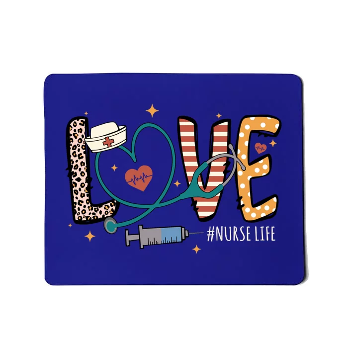 Nurse Life Love Inspire Heal Happy Nurses Day Gift Mousepad