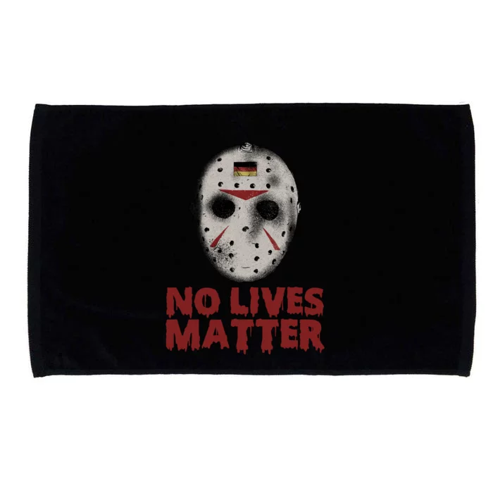 No Lives Matter Horror Halloween Jason Microfiber Hand Towel