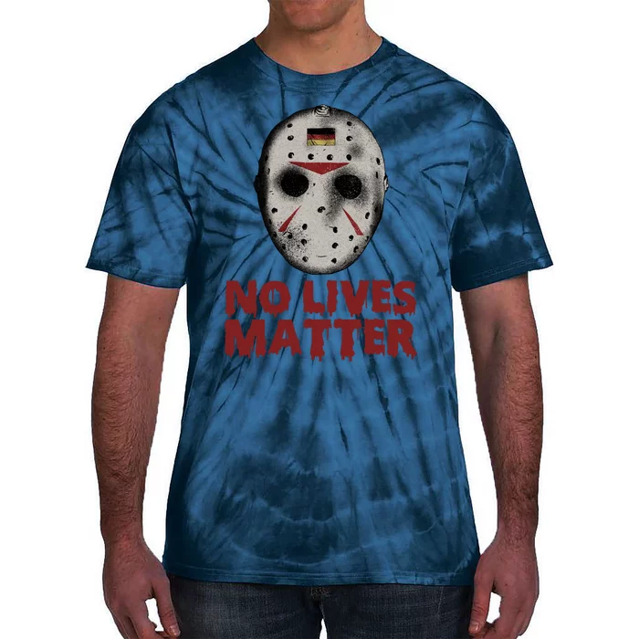 No Lives Matter Horror Halloween Jason Tie-Dye T-Shirt