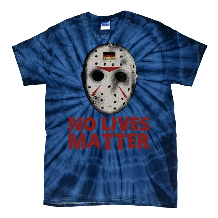 No Lives Matter Horror Halloween Jason Tie-Dye T-Shirt