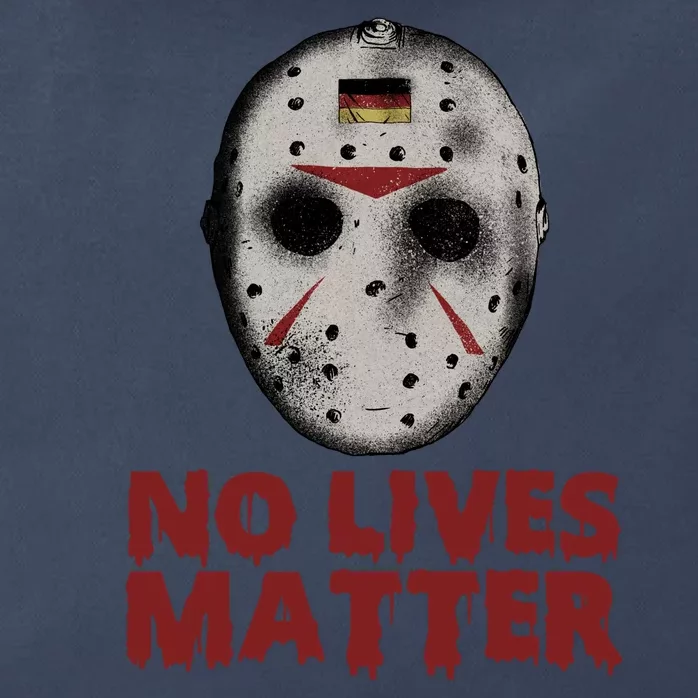 No Lives Matter Horror Halloween Jason Zip Tote Bag