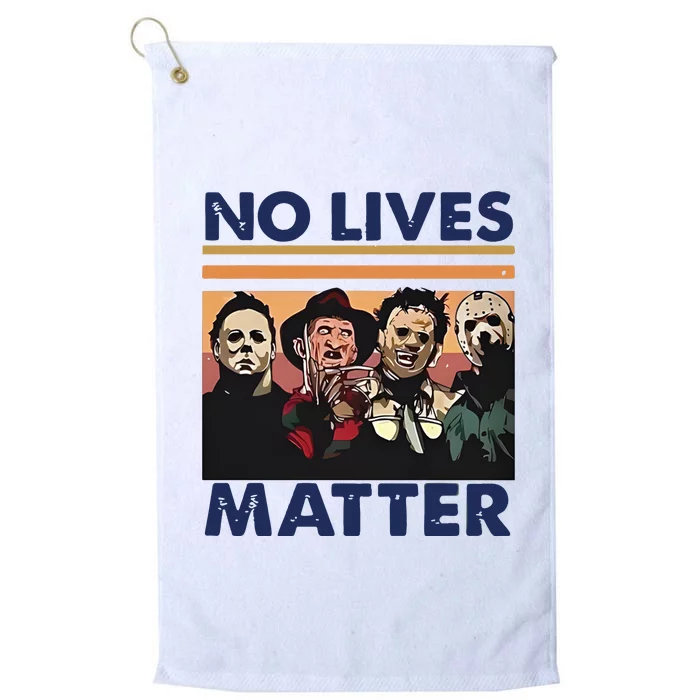 No Lives Matter Halloween Platinum Collection Golf Towel