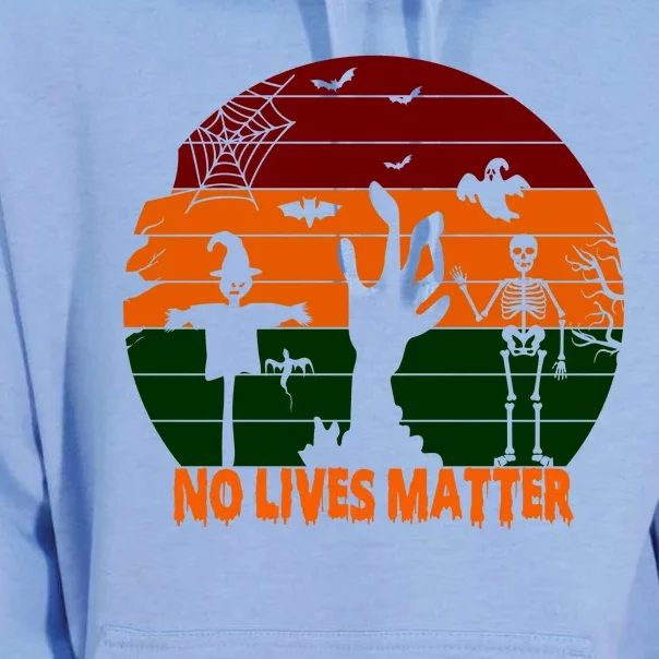 No Lives Matter Funny Halloween Unisex Surf Hoodie