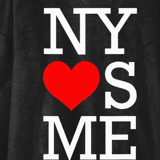 N.Y Loves Me Hooded Wearable Blanket