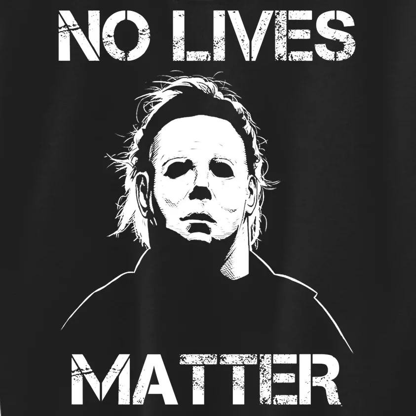 No Lives Matter Halloween Scary Parody Kids Sweatshirt