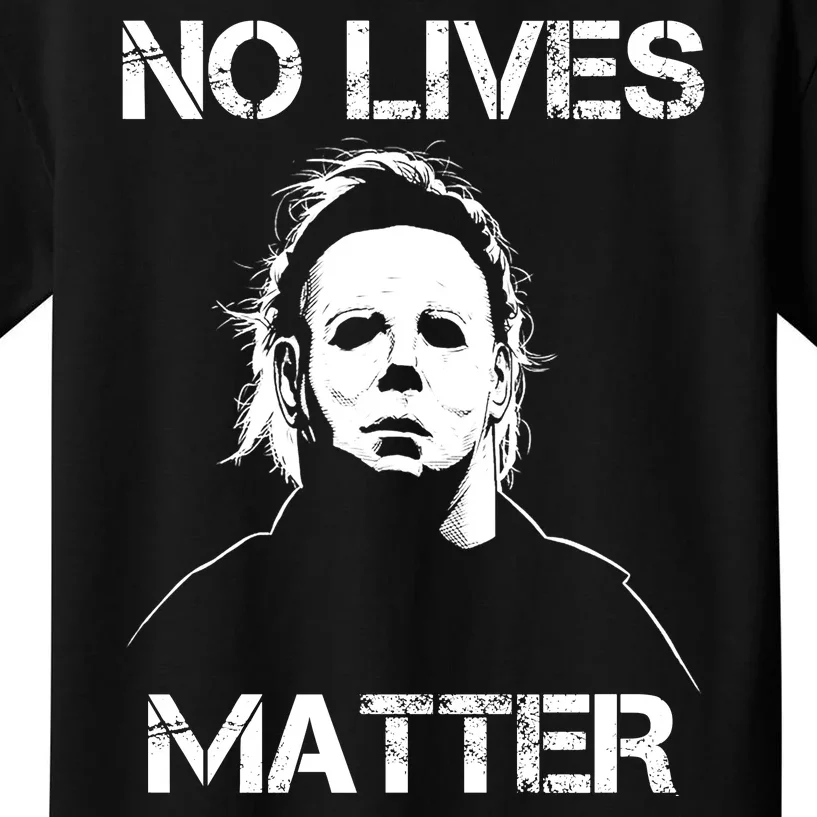 No Lives Matter Halloween Scary Parody Kids T-Shirt